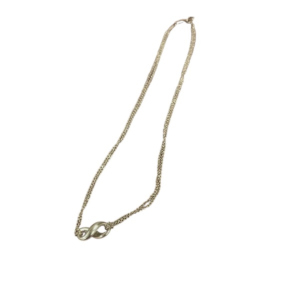 Tiffany and Co. Double Chain Infinity Necklace - Picture 8 of 11